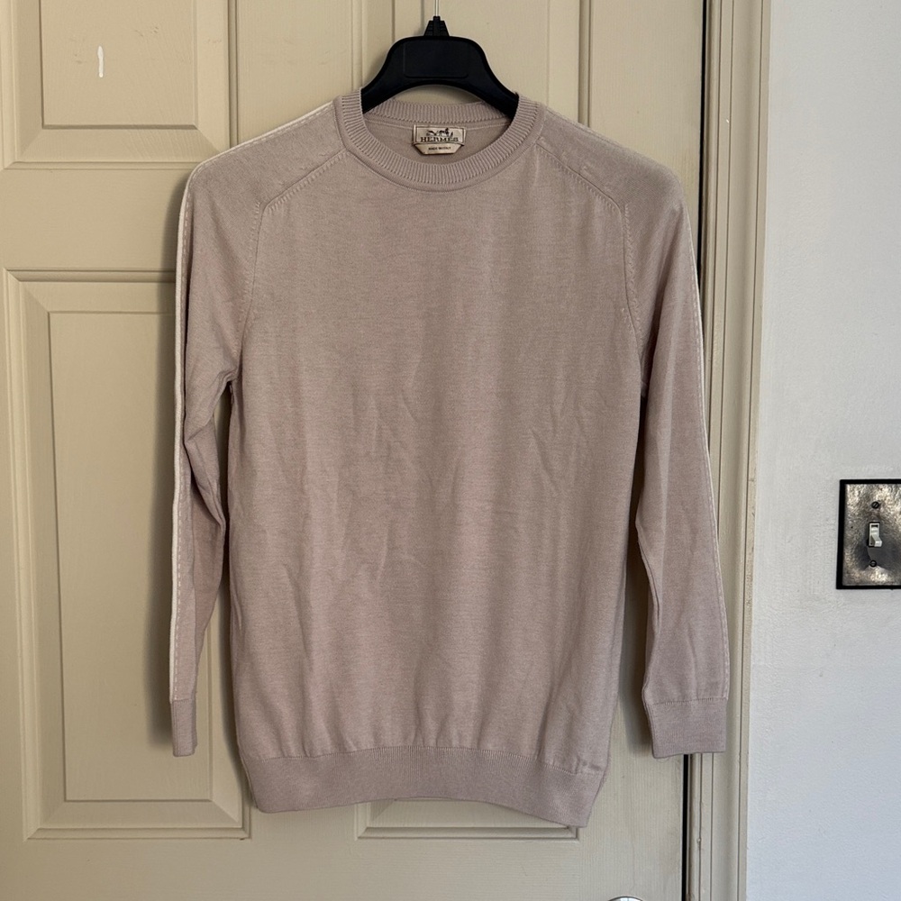Hermes Men's Beige Sweater